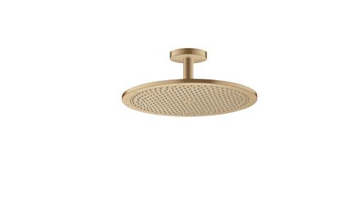 AXOR-HG-AXOR-ShowerSolutions-Kopfbrause-350-1jet-mit-Deckenanschluss-Brushed-Bronze-26035140 gallery number 1